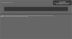 Desktop Screenshot of evolvelovelive.com
