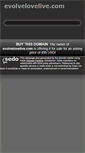 Mobile Screenshot of evolvelovelive.com